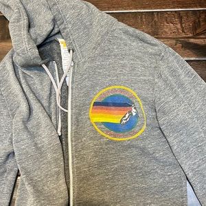 Aviator Nation grey zip up
